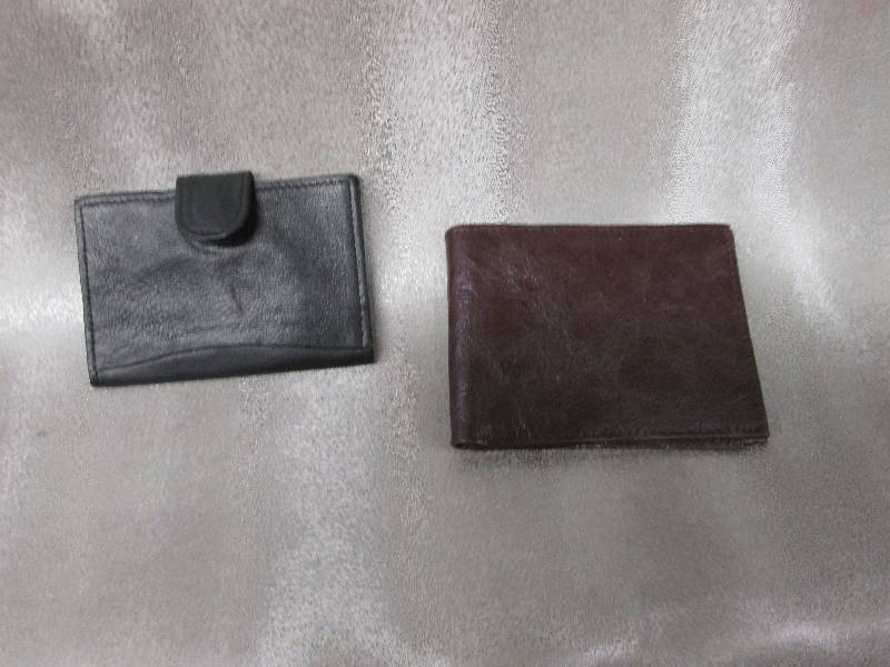 1 Black IDCard Holder, 1 Brown Bi-...