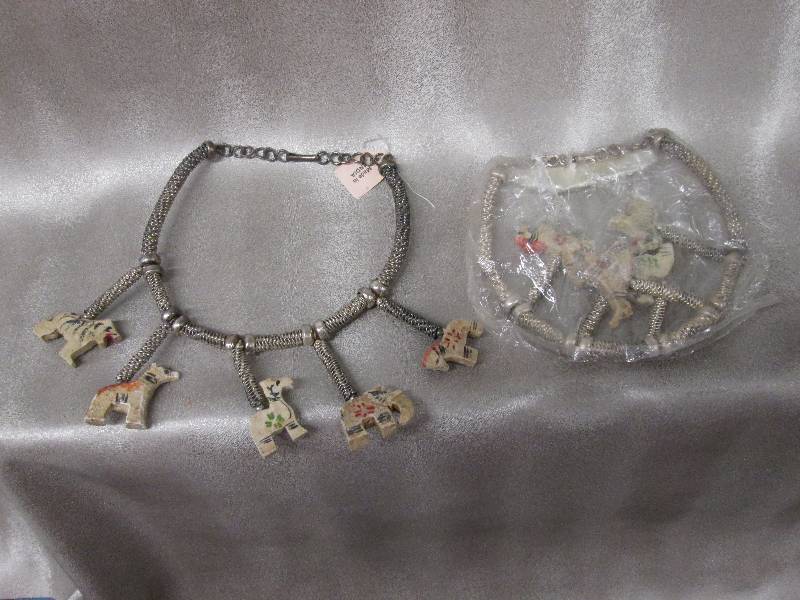 Lot of 2 Made in India necklaces...