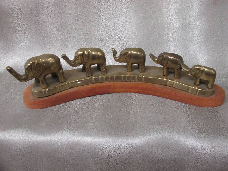 Brass Elephant Train of 5...