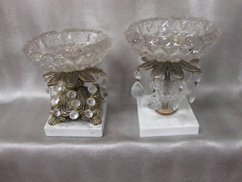2 Cutglass Dcor Pieces...