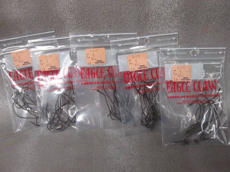 Lot of 5 Eagle Claw American Made F...