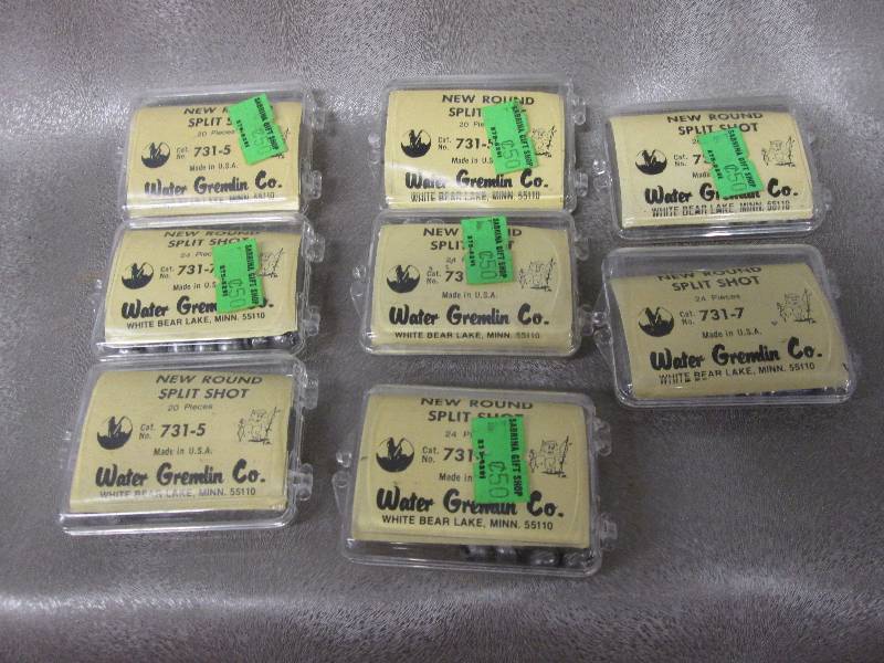 Lot of 8 New Round Split Shot 3-20...