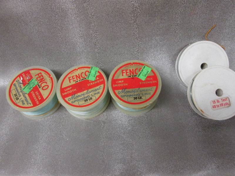 Lot of 3 30 lb test spinning line, ...
