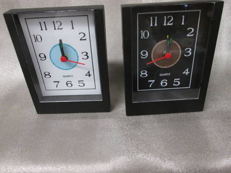 Lot of 2 Quartz Alarm Clocks...