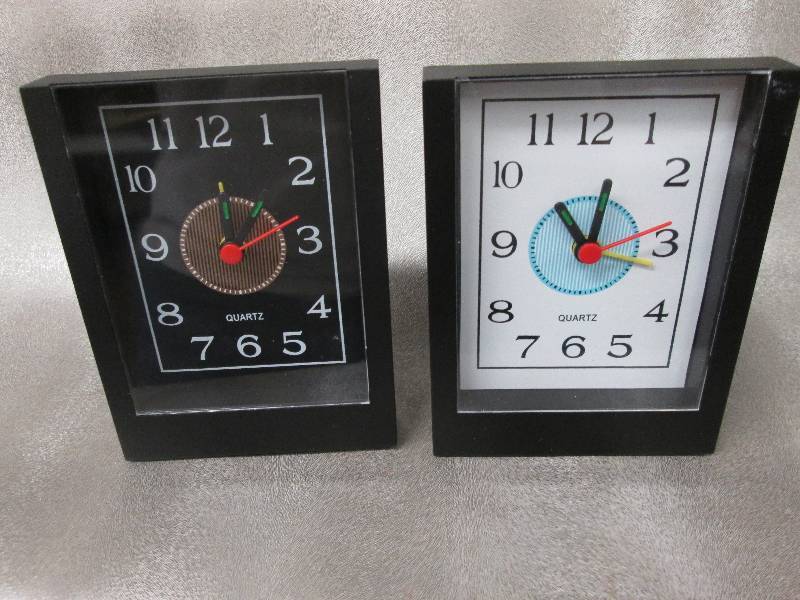 Lot of 2 Quartz Alarm Clocks...