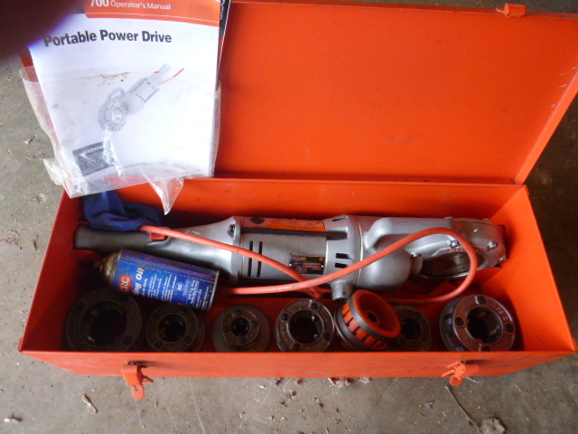 lot 12 image: Ridgid Portable Power Drive