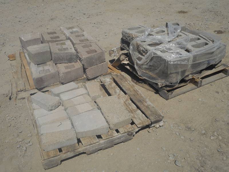 (3) Partial Pallets Of Retaining Wa...