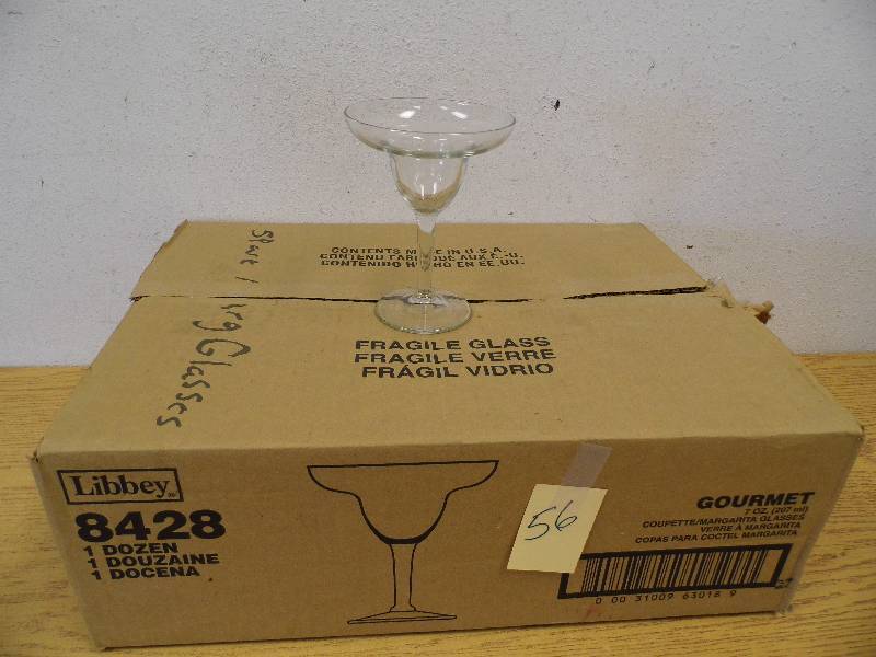 Case of 12 New Margarita Glasses