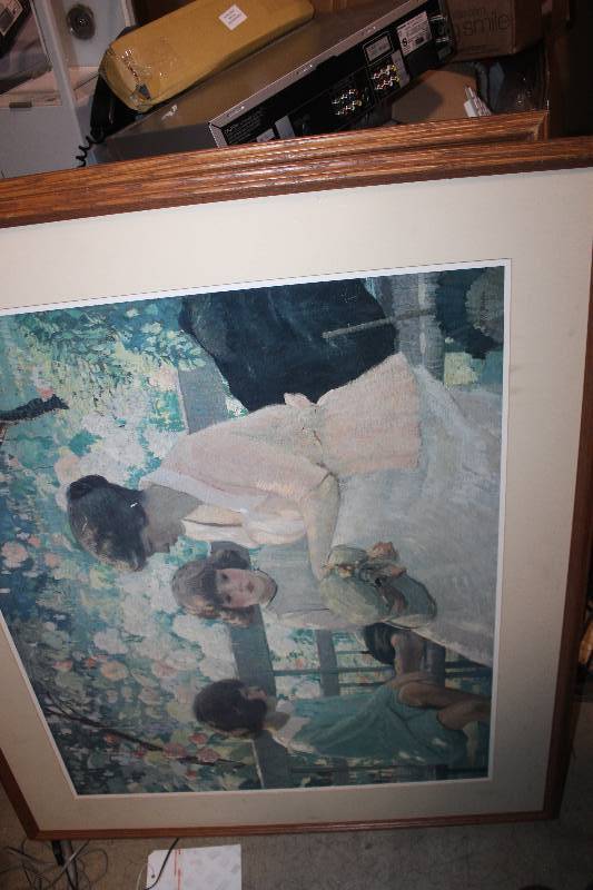lot 75 image: RJ Bahr Signed Framed Wall Art
