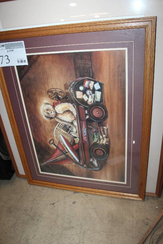 lot 73 image: Jay Talbot Boassy Signed 4681950 Framed Wall Art