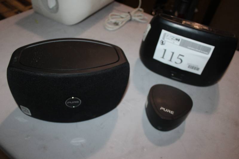 lot 115 image: Lot of (3) Electronics Including 1) Memorex Speaker System for iPod AND 1) Jongo T2 AND 1) imagination