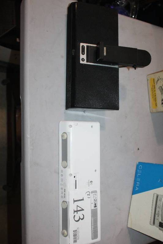 lot 143 image: Lot of (2) Docking Stations Including 1) Logitech MM50 AND 1) iLuv