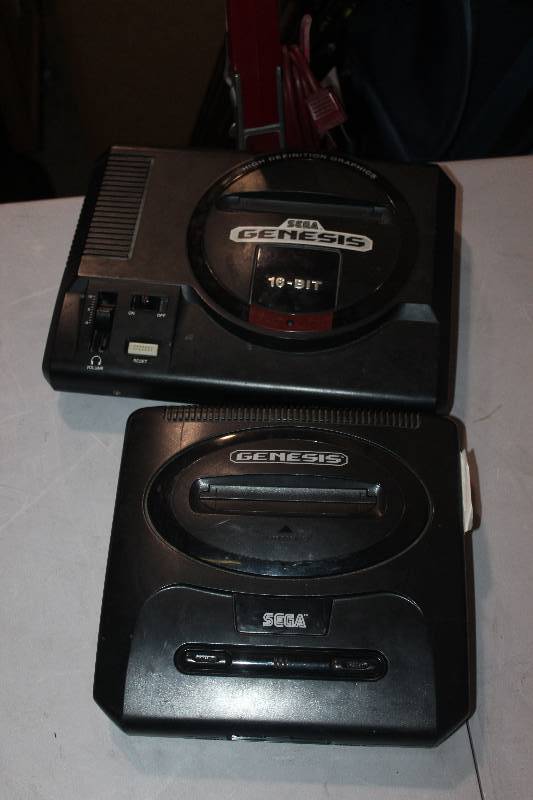 lot 148 image: Lot of (2) Sega Genesis Game Consoles