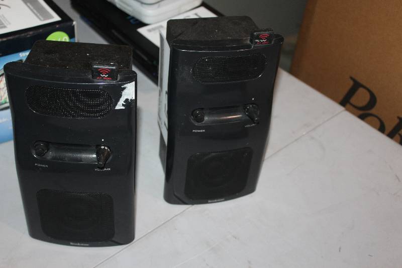 lot 153 image: Lot of (2) Brookstone Speakers