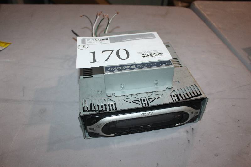 lot 170 image: Lot of (2) Car Electronics Including 1) Alpine Interface Adapter For iPod AND 1) Sony AMFM Compact Disc Player