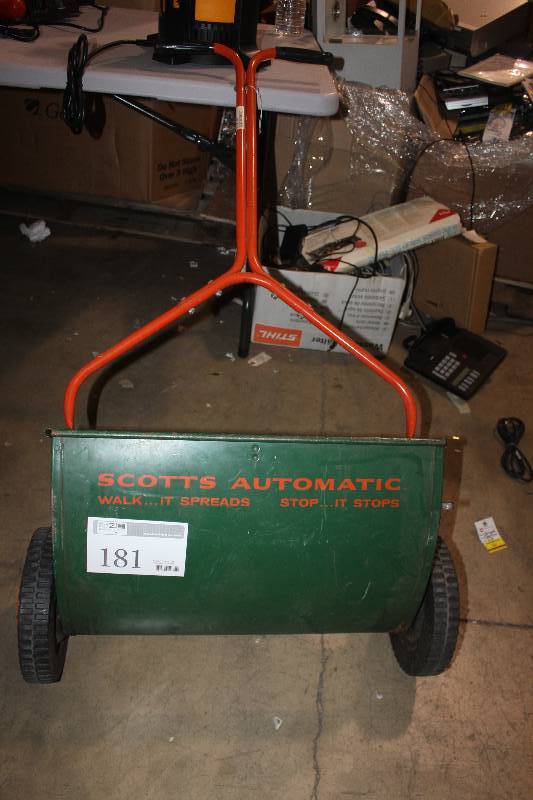 lot 181 image: Scotts Automatic Lawn Spreader