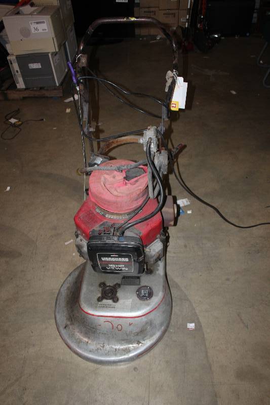 lot 199 image: Concrete Polisher w Briggs & Stratton Vanguard 16hp Vtwin Motor