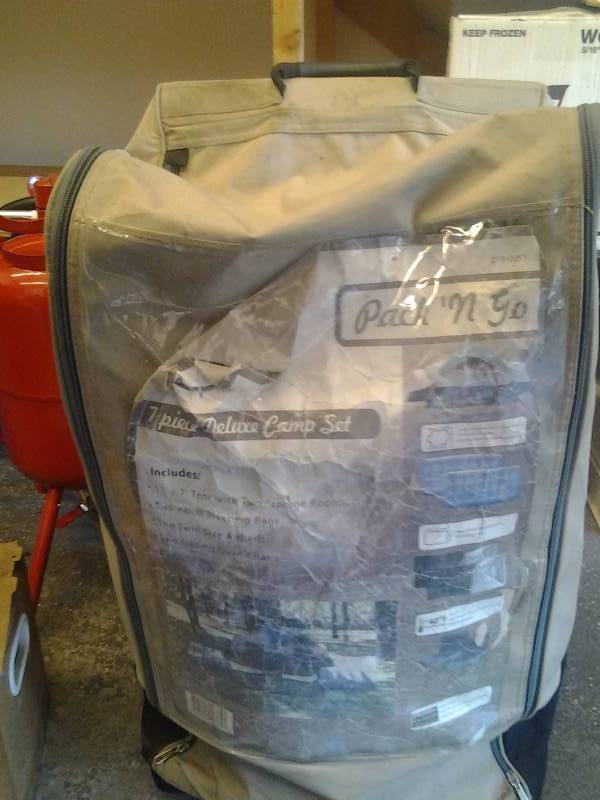 lot 45 image: Partial Pack N Go Set Tent With Poles (No Rain Fly)