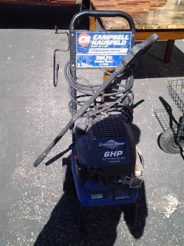 lot 63 image: Campbell-Hausfeld 6HP Pressure Washer