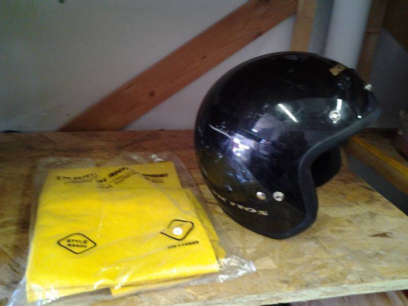 lot 66 image: KBC Helmet Size L, Rain Suit Pants Only Size L