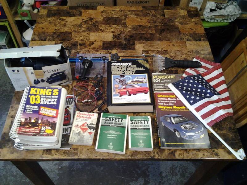 lot 97 image: Chiltons & Other Car Repair Manuals, Auto Related Misc