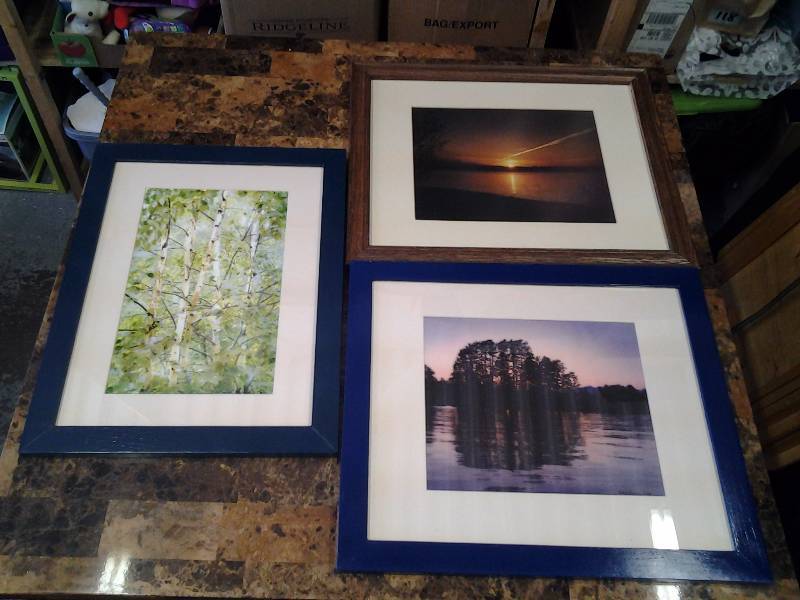 lot 100 image: 3-Framed Pictures (22x19)