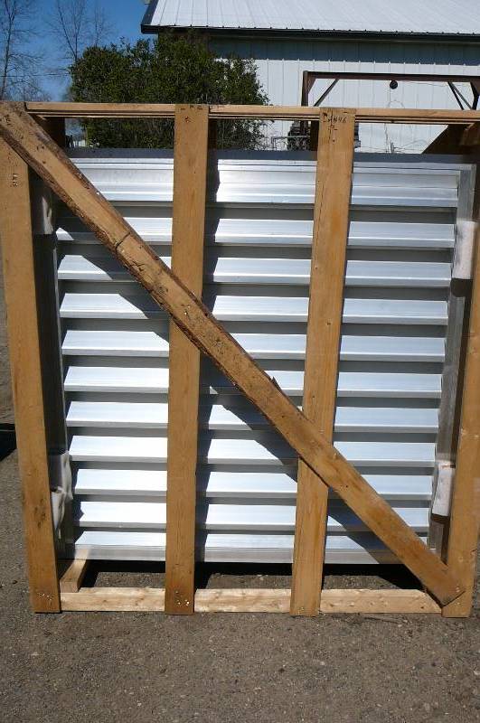 lot 82 image: Alum Louvers with screen