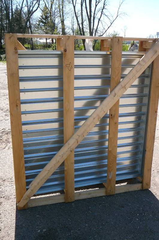 lot 83 image: Galvanized Shutters Louvers