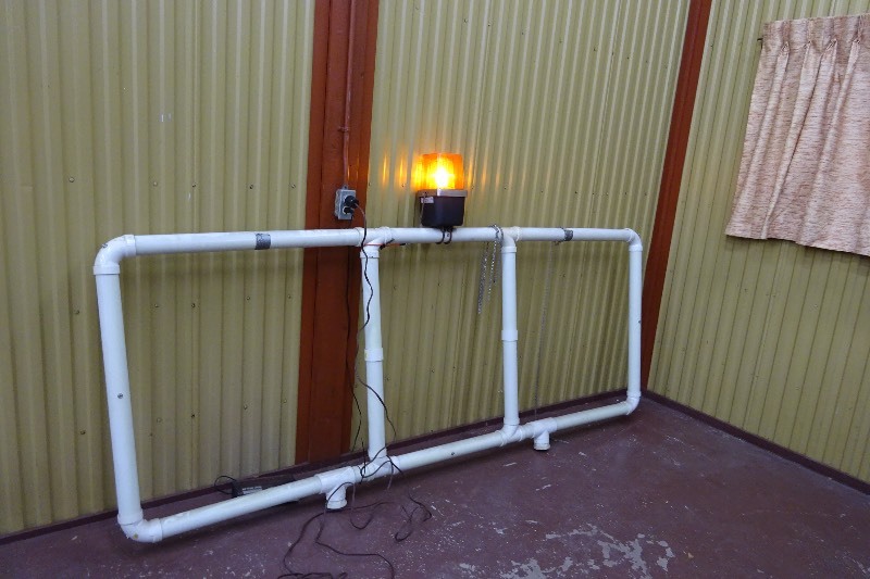 Display Sign 110 volt with beacon light