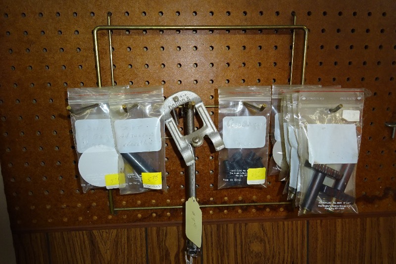 Dash gauge, insert cap, plugs, handles, springs