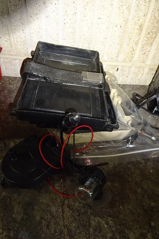 Battery trays and 12 volt light