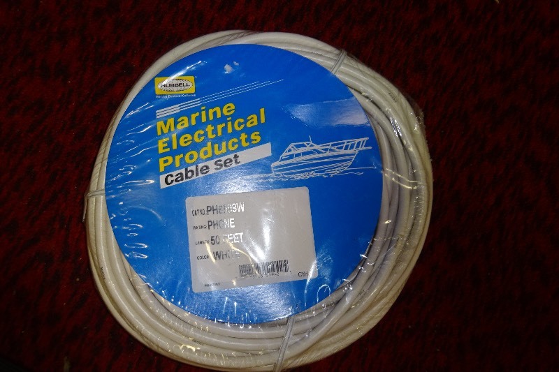 Marine electrical cable set phone