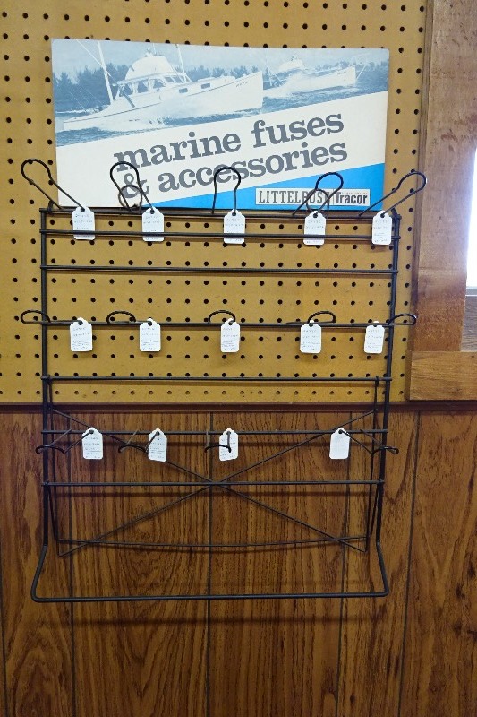 Peg board rack