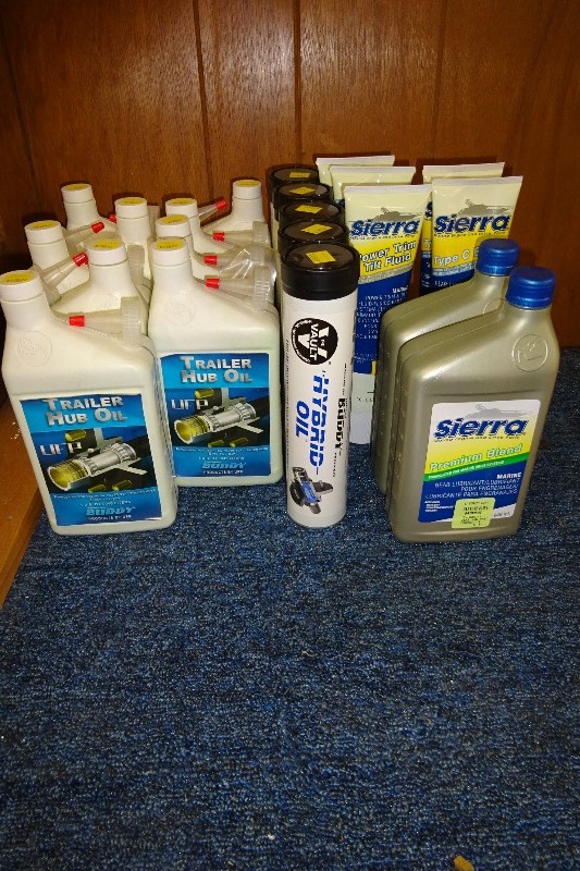 Lot of oil and grease