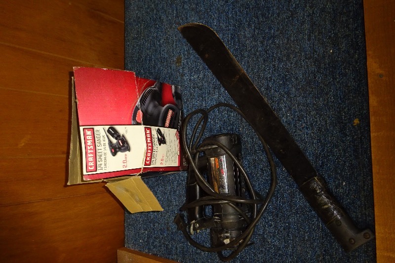 Mashety and Craftsman sheet sander