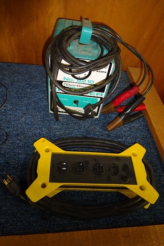 Battery Charger silver beauty and extension cord