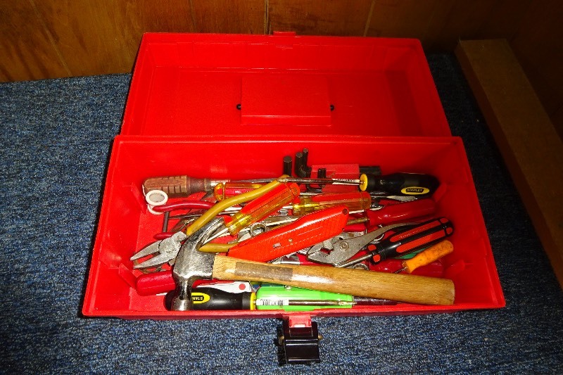 Tool box with misc. tools