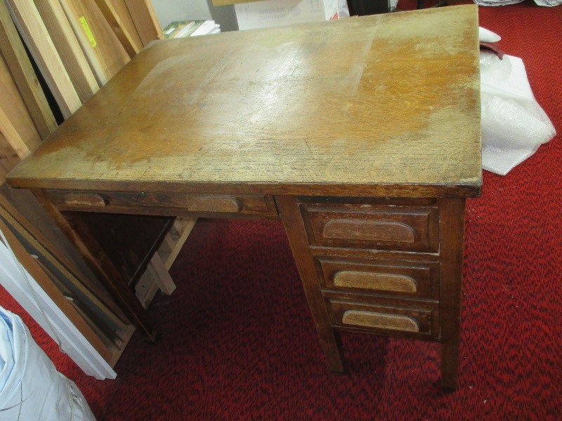 Vintage wooden desk