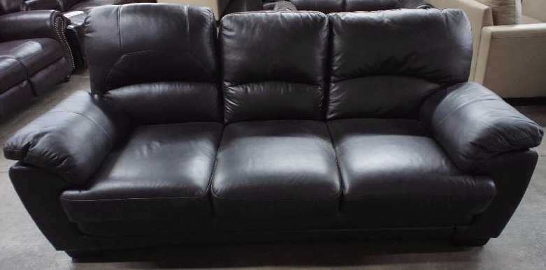 High End Montecito Collection Leather Couch