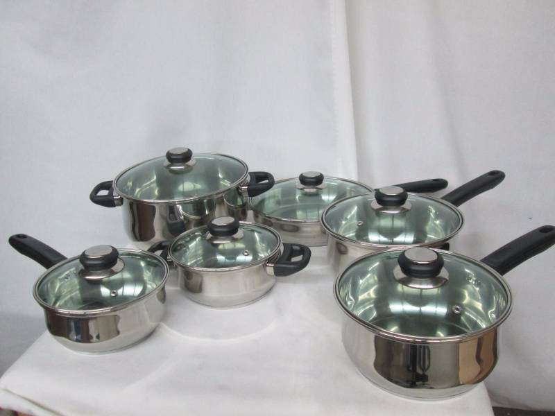Alcove 12-pc. Stainless Steel Cookware Set