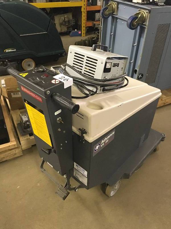 Advance floor scrubber