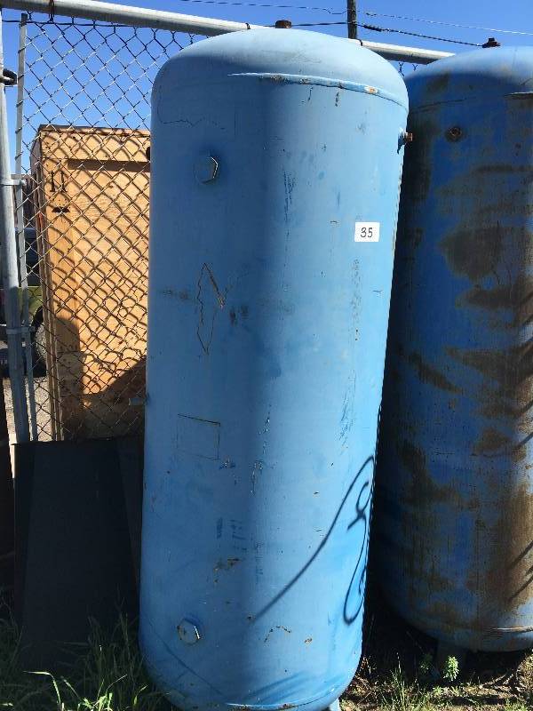 Large steel tank