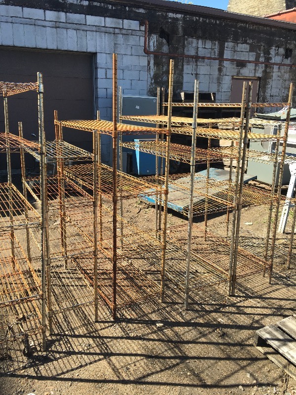 Lot of Metro style racking