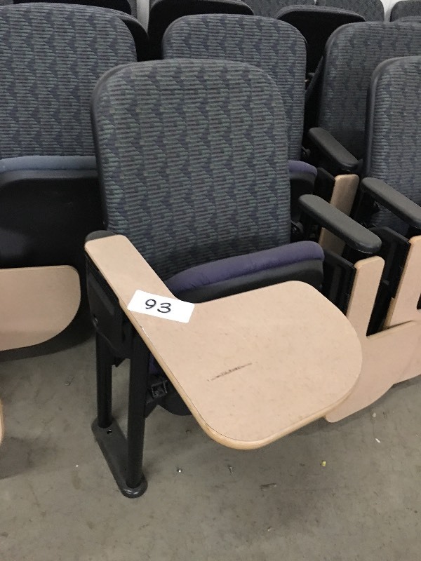 Large lot of stadiumclassroom seats
