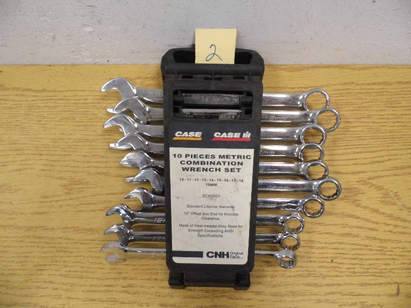 Case 10 Piece Combo Wrench Set - Metric
