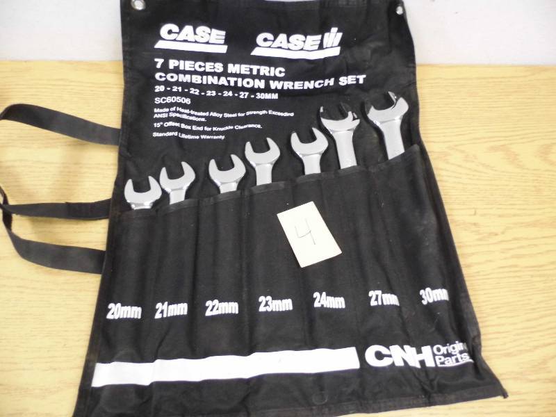 Case 7 Piece Mectric Combo Wrench Set