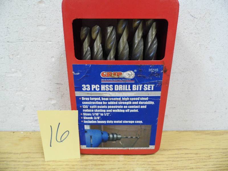 Grip 33 Piece HSS Drill Bit Set