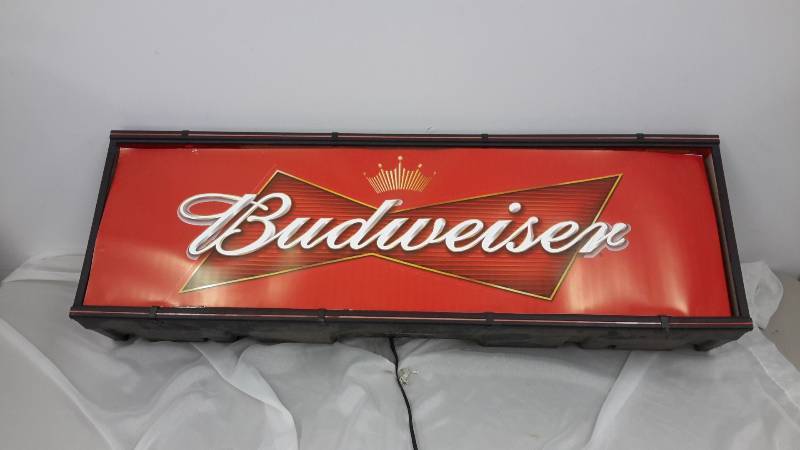 lot 2 image: Budweiser sign