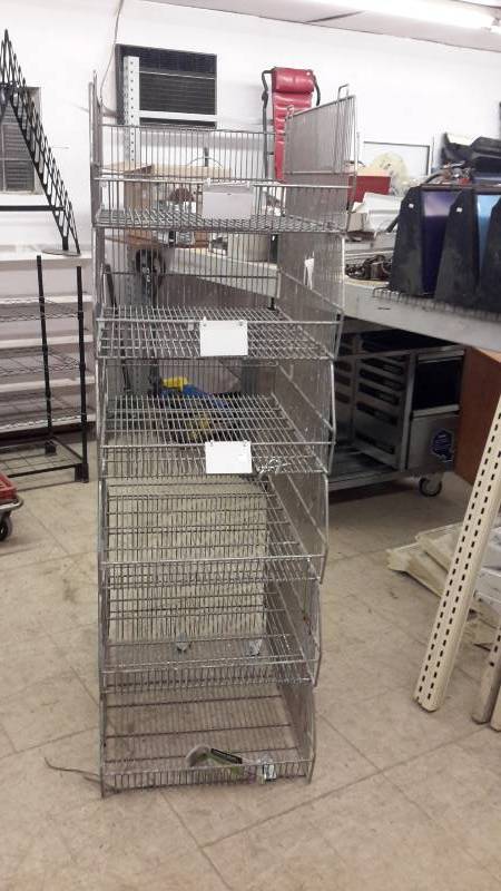 lot 46 image: Basket shelves