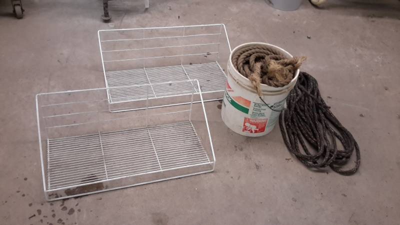 lot 95 image: Rope and shelves